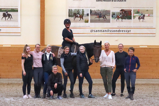 Ride and Dine kurs på Sanna Nilsson Dressyrcenter 2025