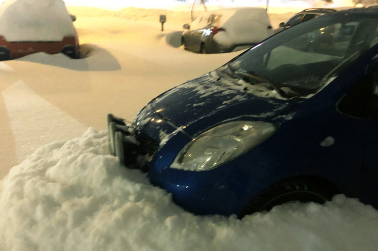 Det slutar aldrig snöa...